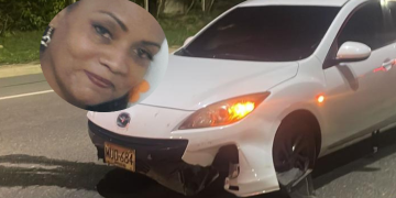 Muere enfermera tras ser arrollada por carro frente a la Clínica Portoazul