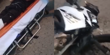 Moto y carro chocaron en la Ciudadela Metropolitana: un herido