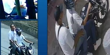 Se conocen fotos de los sicarios que asesinaron a agente de la Dijín en Soledad