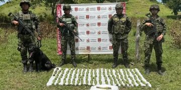 Descubren caleta con 82 granadas en Río de Oro, César