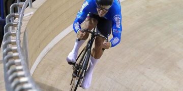 Cristian Ortega, primer ciclista de pista en la historia del Atlántico en asistir a unos Juegos Olímpicos