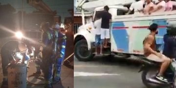 Vecinos de La Manga en Barranquilla tras retener vehículo de Aire luego de 9 días sin electricidad, les restablecer el servicio de energía