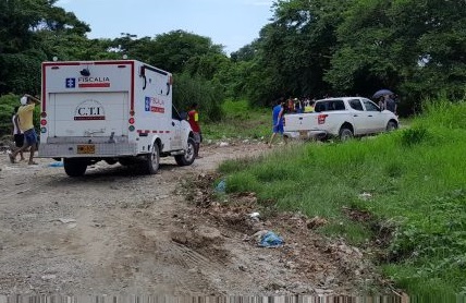 Dos cuerpos sin vida con impactos de bala fueron encontrados en una trocha de Mamonal