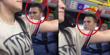 Depravado en bus de Transmilenio: lo grabaron tocándose detrás de varias mujeres