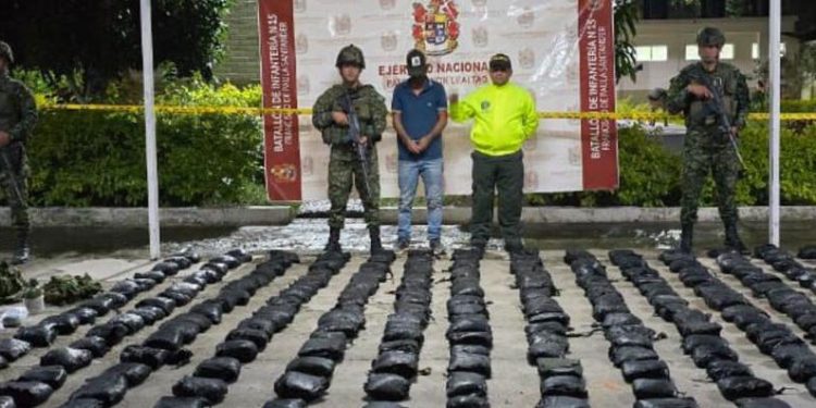 Cae presunto miembro del ELN que transportaba armas y explosivos