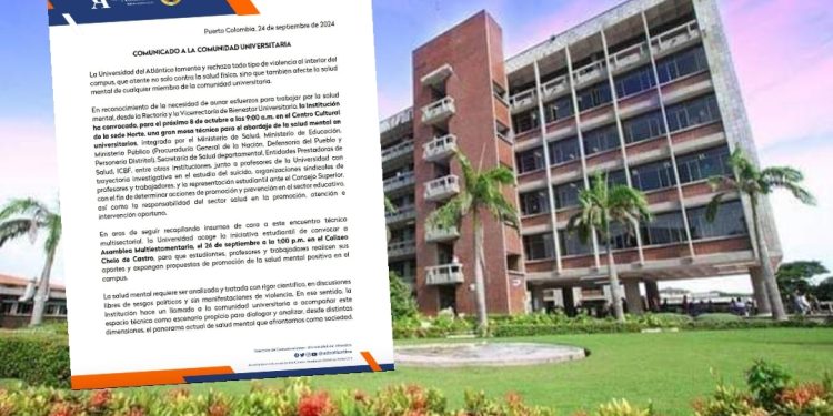 La Universidad del Atlántico organiza mesa técnica sobre salud mental universitaria e impulsa espacios de diálogo multiestamentarios