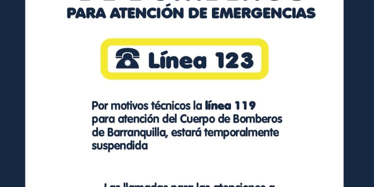 123 será la nueva línea temporal de Bomberos para atención de emergencias