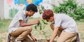 En Puerto Colombia, Fundación Triple A siembra 30 árboles con su programa Herederos del Planeta