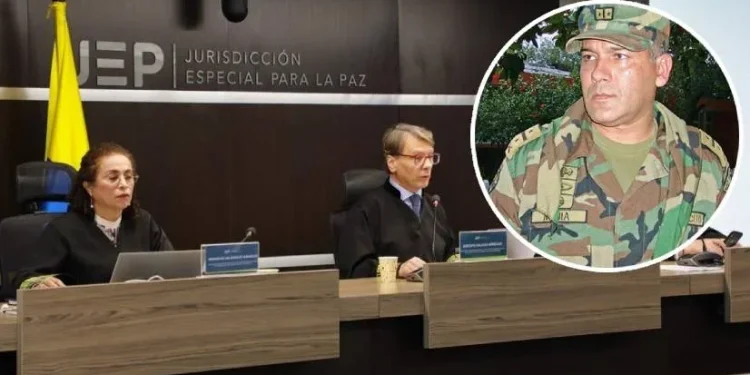 Coronel (r) Publio Hernán Mejía rinde declaración ante la JEP por falsos positivos