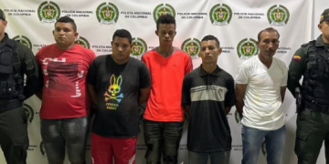 Batallón de Infantería y Gaula de la Policía Magdalena, capturan a 5 presuntos integrantes del Clan del Golfo y un cabecilla criminal