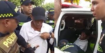 Pensionado de la Policía aprehendido tras protesta por mala atención en Clínica de la Policía