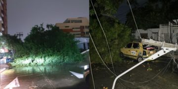 Distrito atiende emergencias ocasionadas por lluvia y fuertes vientos