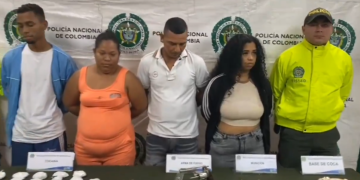 Intervención de la Policía en Las Gardenias dejó 4 capturados y un aprehendido en 6 apartamentos