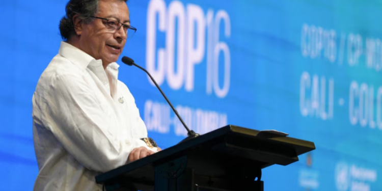 Petro pide a los gobiernos actuar al final de la COP16