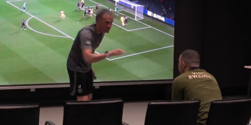 Se filtra una intensa charla entre Luis Enrique y Mbappé