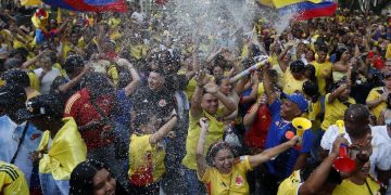En Malambo, tarde cívica por el partido entre Colombia y Chile