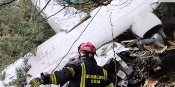 Aeronave sufre aterrizaje forzoso en Chía, todos los ocupantes ilesos