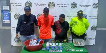 Capturas y desmantelamiento de centro de distribución de estupefacientes en Barranquilla