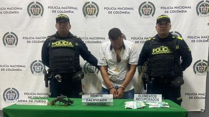 Capturado un sujeto de 43 años, por el delito de hurto calificado en el norte de la ciudad
