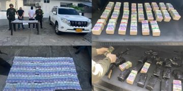 Policía Nacional incauta 600 millones de pesos ocultos en camioneta de alta gama en el suroccidente colombiano