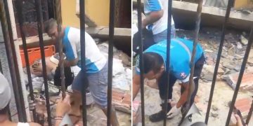 Colapsa el plafón de una casa en el barrio La Victoria en Barranquilla y deja dos heridos