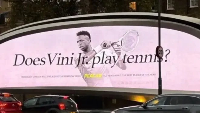 ¿Vini Jr. juega al tenis?”: Medio brasileño denuncia discriminación en el Balón de Oro
