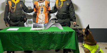 Policía incautó 131 gramos de cocaína a pasajero de bus de intermunicipal a la altura de Baranoa