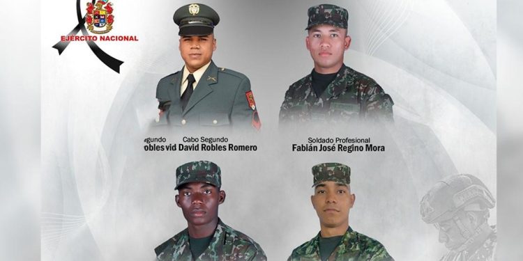 Atentado terrorista en Antioquia dejó cuatro soldados muertos y varios heridos