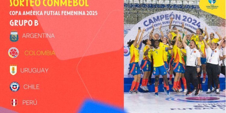 CONMEBOL Copa América FutSal Femenina 2025: este es el grupo de la Selección Colombia