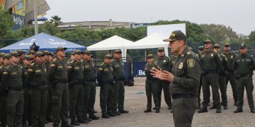 Más de 1.700 policías vigilarán partido de la selección Colombia este martes