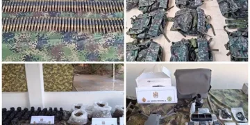 Ejército desmanteló área campamentaria e incautó más de 5000 cartuchos e intendencia de la Estructura Primera Armando Ríos, en Lejanías, Meta
