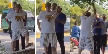 Jorge Luis Oñate “El Huracán” protagoniza escándalo en el centro de La Paz, Cesar