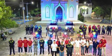 Malambo lideró caravana de seguridad para garantizar la paz durante fiestas decembrinas