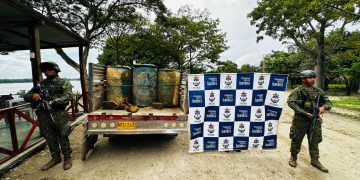 Incautan más de 10.000 galones de ACPM y gasolina en operativos fluviales en Bolívar y Cesar