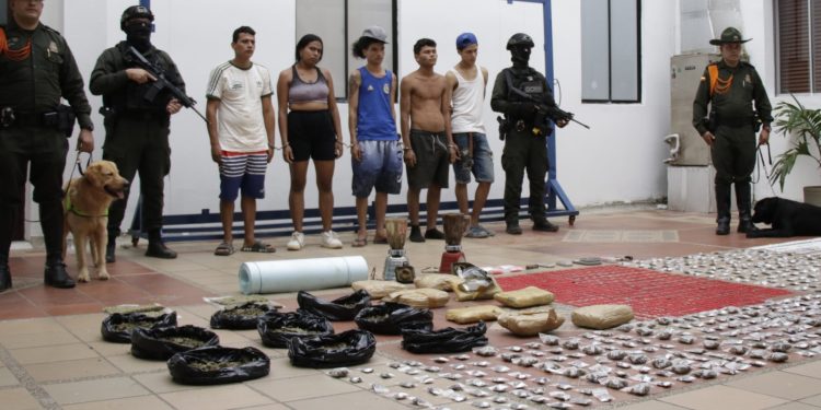 Policía incauta más de 50 mil dosis de droga en Villas de Girardot, Bucaramanga