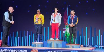 Miyareth Mendoza, subcampeona mundial de los 76 kilogramos