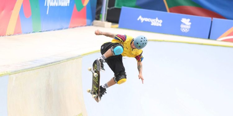 Los skaters colombianos debutaron en Ayacucho 2024