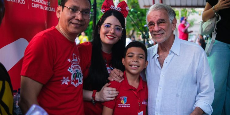 Gobernador Eduardo Verano inició los encuentros navideños en los municipios del Atlántico