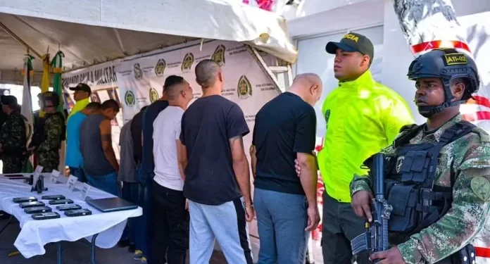 En Bosconia, Cesar, Ejército Nacional capturó a 10 personas que presuntamente pertenecerían al Clan del Golfo