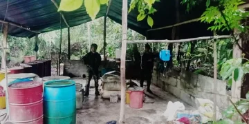 Ejército Nacional desmanteló laboratorio de pasta base de coca en el Catatumbo