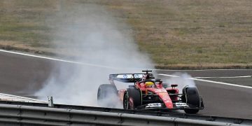 Lewis Hamilton sufre accidente en su primera prueba con Ferrari en Barcelona