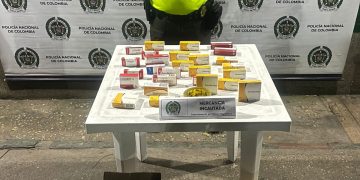 Policía Metropolitana de Santa Marta incautó más de 300 cajas de medicamentos en la vía Santa Marta – Barranquilla
