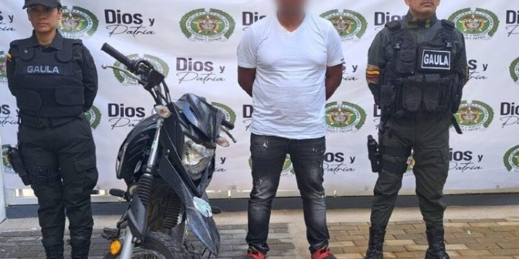 Aseguran a presunto extorsionista de comerciante en Bucaramanga