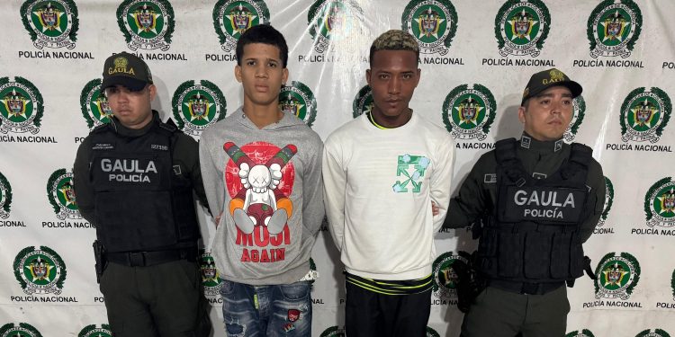 Gaula captura a dos presuntos extorsionistas de ‘Los Pepes’ en Barranquilla