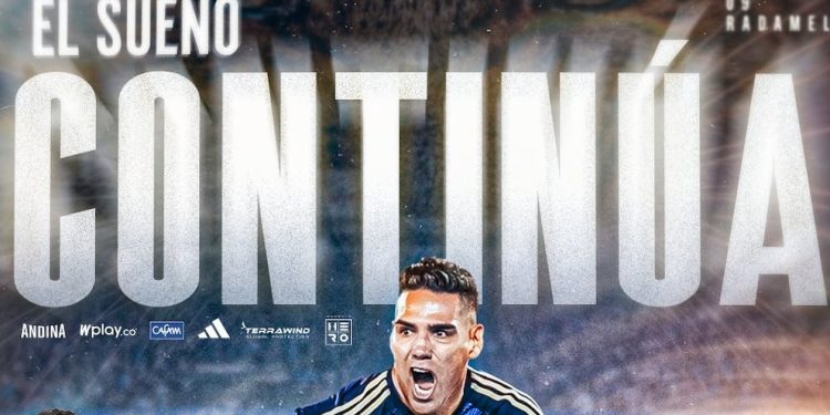 Millonarios confirma la renovación de Radamel Falcao
