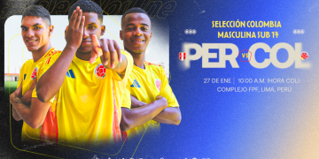 Hoy juega Colombia Masculina Sub-17 vs Perú