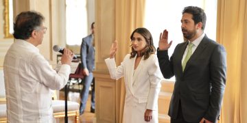 Presidente Petro posesionó a Laura Sarabia en la Cancillería