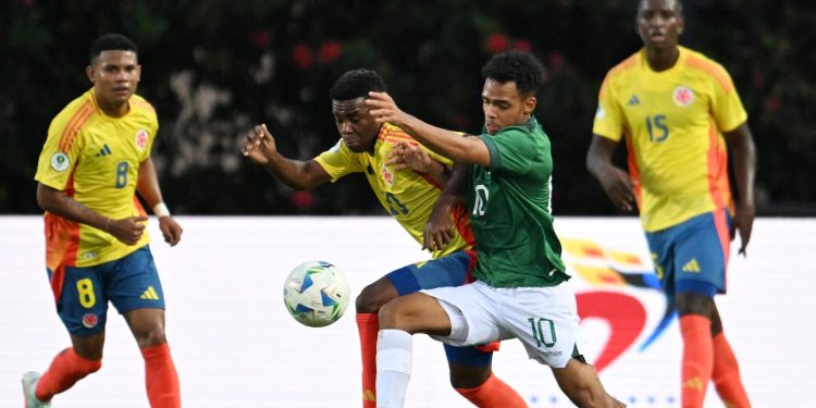Colombia vence a Bolivia y avanza en el Sudamericano Sub-20