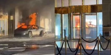 Policía investiga explosión de Cybertryck en hotel Trump de Las Vegas como posible acto terrorista