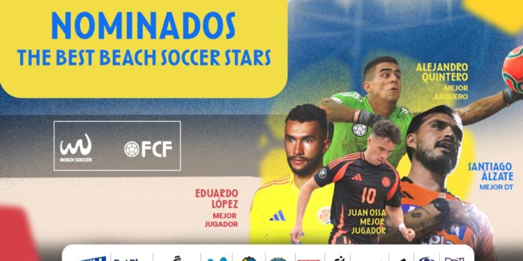 Cuatro de los nuestros nominados a los premios BSWW de Fútbol Playa